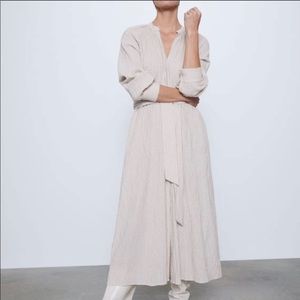 Zara Belted Rustic Dress